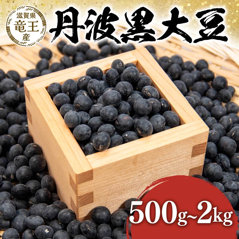 先行予約 令和8年産 丹波黒豆 選べる 【容量】 500g 600g 1kg 2kg 丹波黒 豆 くろまめ だいず 大豆 滋賀県 竜王町 国産 農家直送 丹波黒大豆 2026年産 国産 農家直送 産地直送 タンパク質 タンパク ミネラル